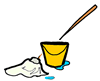 Mop & Bucket Clipart