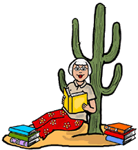 Reading Under Cactus