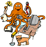 Multitasking Octopus