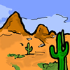 Desert Scene Clipart