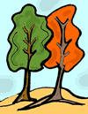 Autumn Trees Clipart