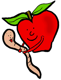 Apple Holding Worm