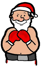 Boxing Santa