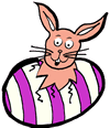Happy Hatching Bunny Clipart