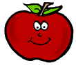 Happy Apple Clipart