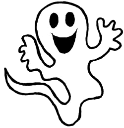 Happy Ghost Clipart