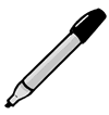 Black Marker Clipart