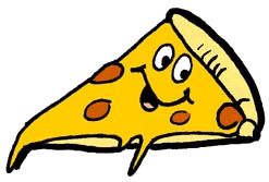 Happy Pizza Clipart