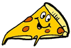 Happy Pizza Clipart