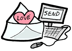 E-Mail Love Letter Clipart