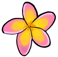 Frangipani Flower Clipart