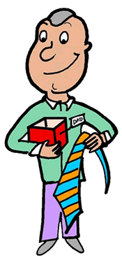 Dad Tie Gift Clipart