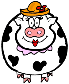 Pretty Cow Clipart