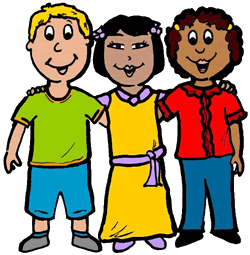 Kids Friends Clip Art