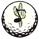 Golf Ball Music Note Clipart
