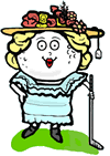 Minnie Pearl Golf Ball Clipart
