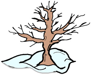Leafless Winter Tree Clipart