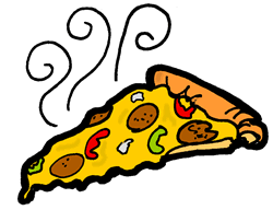 Hot Deluxe Pizza Clipart