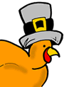 Turkey Pilgrim Hat Clip Art