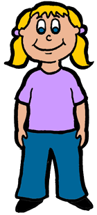 Young Girl Clip Art