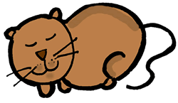 Sleeping Cat Clip Art