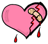 Band-Aid Bleeding Heart Clip Art