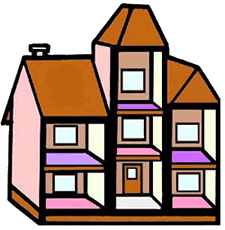 Doll House Clipart