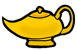 Genie Lantern Clip Art