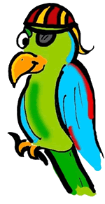 Pirate Parrot Clipart