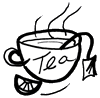 Tea with Lemon Clipart