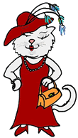 Glamorous Puss Clipart