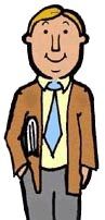 Man in Suit Clipart