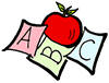 School Apple Clipart