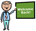 'Welcome Back' School Clipart
