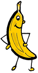 Stick Figure Banana Clip Art