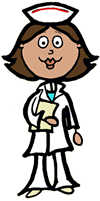 Stick Figure Nurse Clip Art