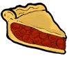 Slice of Cherry Pie Clip Art