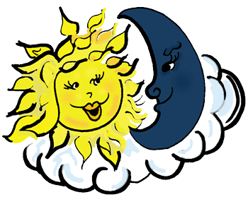 Sun & Moon Clipart