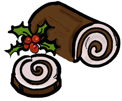Yule Log Clipart