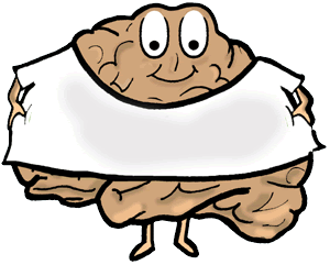 Brain Wearing Shirt Clipart