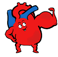 Human Heart Flexing Clip Art