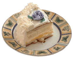 Piece of Cake with Rose