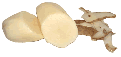 Peeled and Sliced Potato