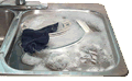 Sink with Dishes
