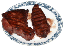 Barbecued Steaks