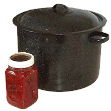 Jam with Boiling Pot