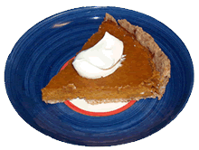 Pumpkin Pie with Whipped Cream