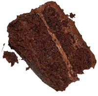 Slice of Chocolate Cake