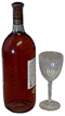 Bottle of Wine with Wine Glass